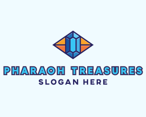 Blue Precious Gem logo design