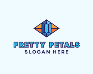 Blue Precious Gem logo design