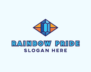 Blue Precious Gem logo design