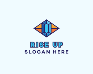 Blue Precious Gem logo design