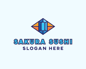 Blue Precious Gem logo design