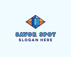 Blue Precious Gem logo design