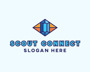 Blue Precious Gem logo design