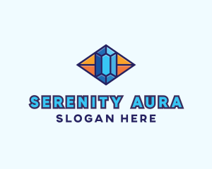 Blue Precious Gem logo design