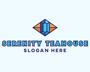 Blue Precious Gem logo design