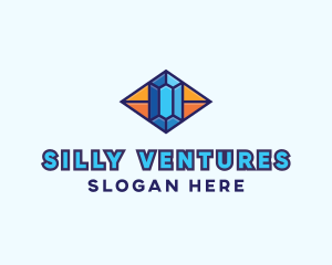 Blue Precious Gem logo design