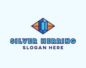 Blue Precious Gem logo design