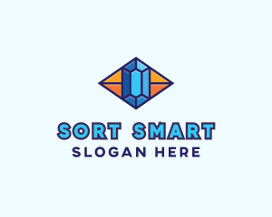 Blue Precious Gem logo design