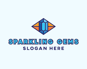 Blue Precious Gem logo design