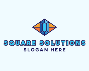 Blue Precious Gem logo design