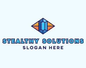 Blue Precious Gem logo design