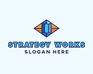 Blue Precious Gem logo design