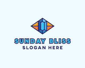 Blue Precious Gem logo design