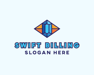 Blue Precious Gem logo design