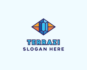 Blue Precious Gem logo design