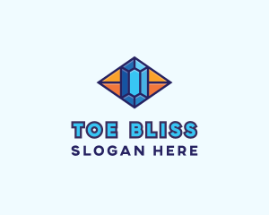 Blue Precious Gem logo design