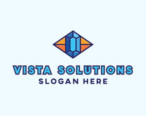 Blue Precious Gem logo design