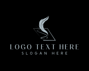 Feather Pen Signature Logo