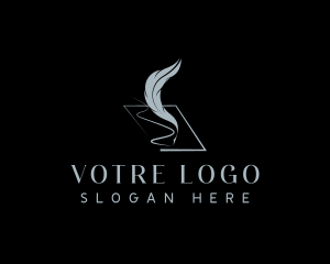 Writing - Feather Pen Signature logo design