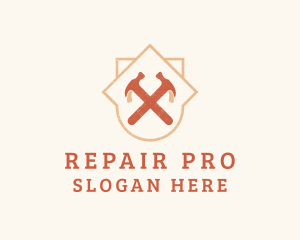 Hammer Fixing Handyman logo design