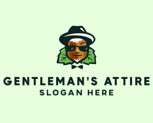 Smiling Gentleman Acorn  logo design