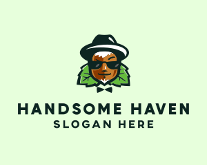 Handsome - Smiling Gentleman Acorn logo design