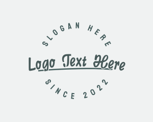 Typography - Urban Handwritten Brand logo design