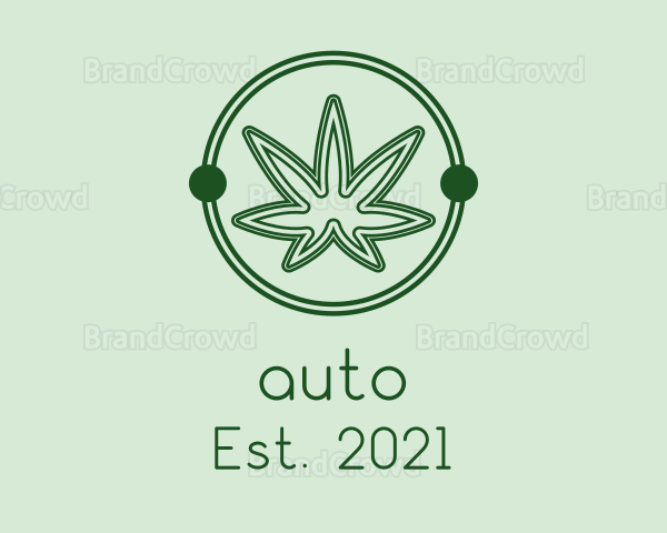 Green Marijuana Dispensary Logo