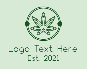 Hemp - Green Marijuana Dispensary logo design