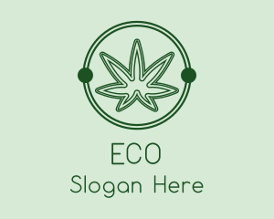 Green Marijuana Dispensary  Logo