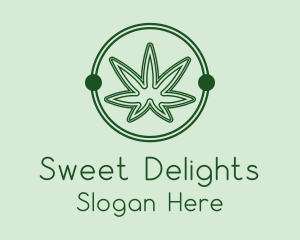 Green Marijuana Dispensary  Logo