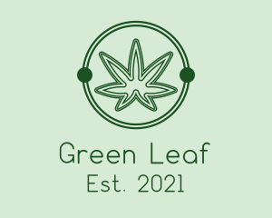 Green Marijuana Dispensary  logo design