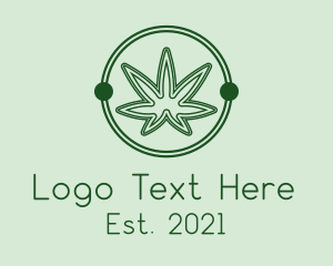 Cbd - Green Marijuana Dispensary logo design