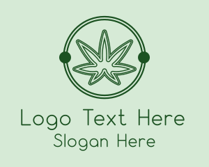 Green Marijuana Dispensary  Logo