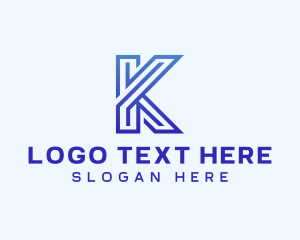 Financial - Generic Corporate Letter K logo design