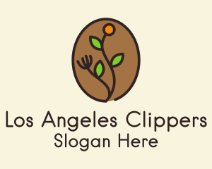 Organic Coffee Farm  Logo