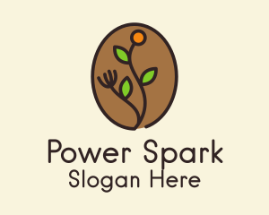 Organic Coffee Farm  Logo