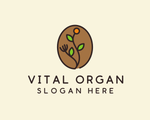 Organic Coffee Farm  logo design