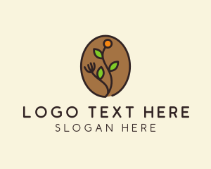 Organic - Organic Coffee Bean logo design
