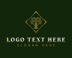 Lifestyle - Elegant Meditation Tree logo design