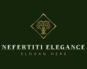 Elegant Meditation Tree  logo design