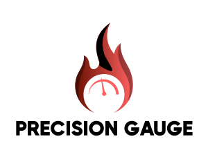Gauge - Fire Gauge Meter logo design