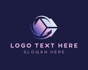 Freight - Arrow Package Delivery logo design