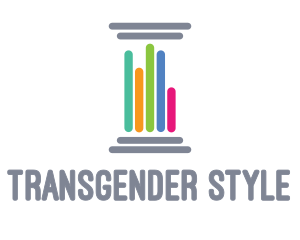 Transgender - Column Bar Chart logo design