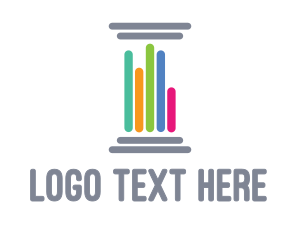 Lgbt - Column Bar Chart logo design