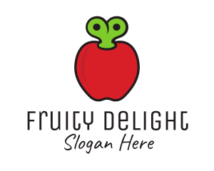 Fruity - Apple Kids Toy logo design