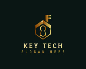 Deluxe House Key logo design