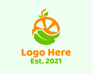 Orchard - Orange Organic Juice logo design