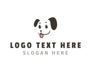 Cute Dog - Pet Care Dog logo design