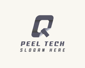 Peel - Industrial Sticker Printing logo design